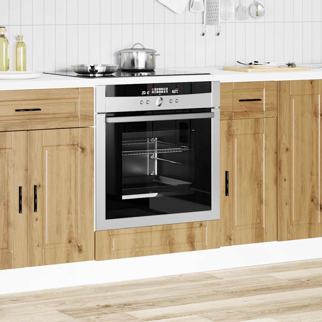 vidaXL Oven Cabinet "Porto" Artisan Oak Engineered Wood