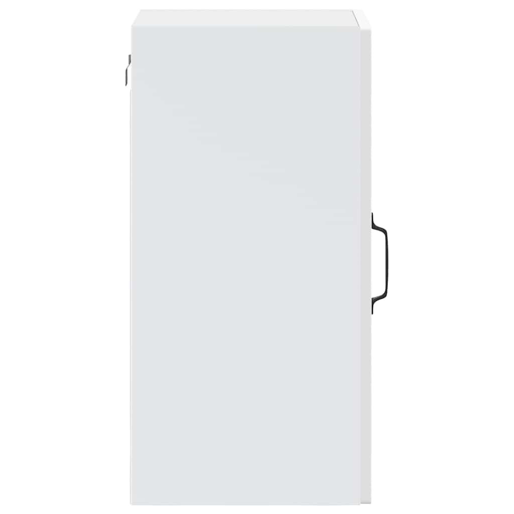 vidaXL Kitchen Wall Cabinet with Glass Door "Porto" White
