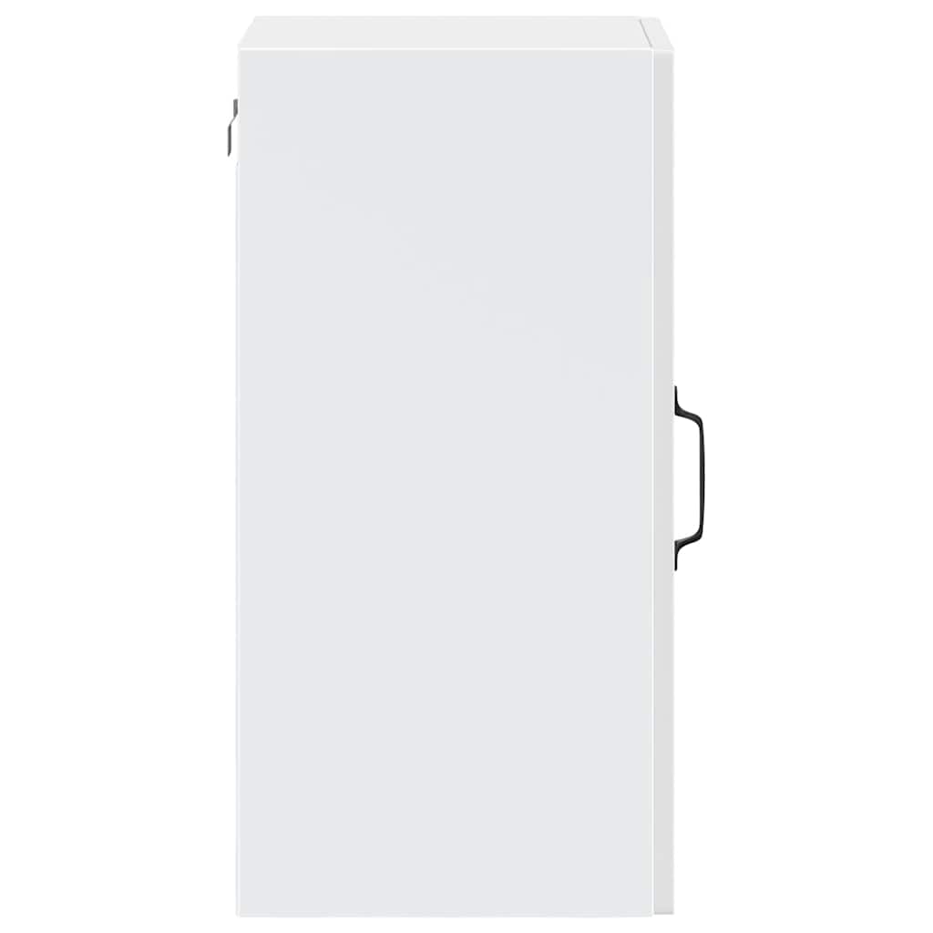 vidaXL Kitchen Wall Cabinet with Glass Door Porto High Gloss White