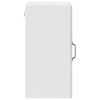 vidaXL Kitchen Wall Cabinet with Glass Door Porto Concrete Grey