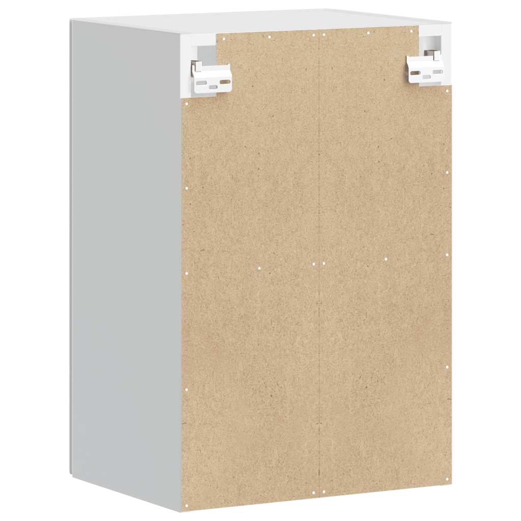 vidaXL Kitchen Wall Cabinet with Glass Door Porto Concrete Grey