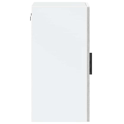 vidaXL Kitchen Wall Cabinet with Glass Door Porto Grey Sonoma