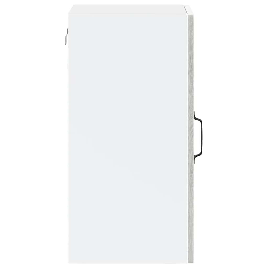 vidaXL Kitchen Wall Cabinet with Glass Door "Porto" Grey Sonoma