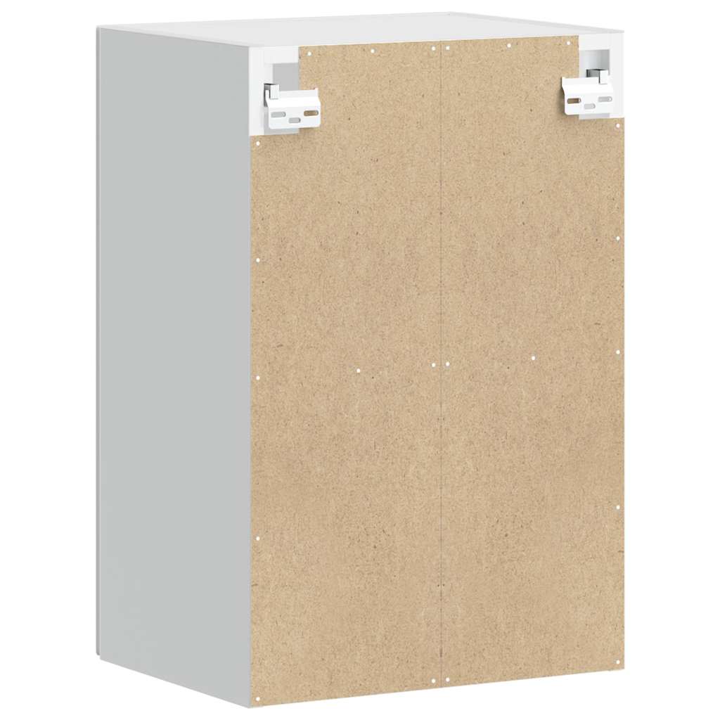 vidaXL Kitchen Wall Cabinet with Glass Door Porto Grey Sonoma