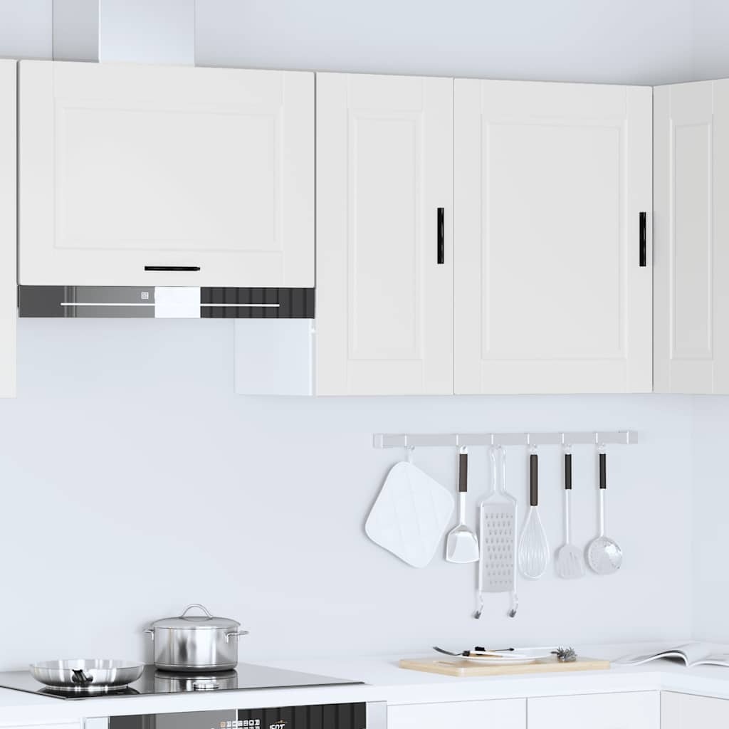 vidaXL Kitchen Wall Cabinet "Porto" White Engineered Wood