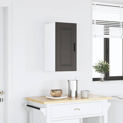 vidaXL Kitchen Wall Cabinet Porto Black Engineered Wood