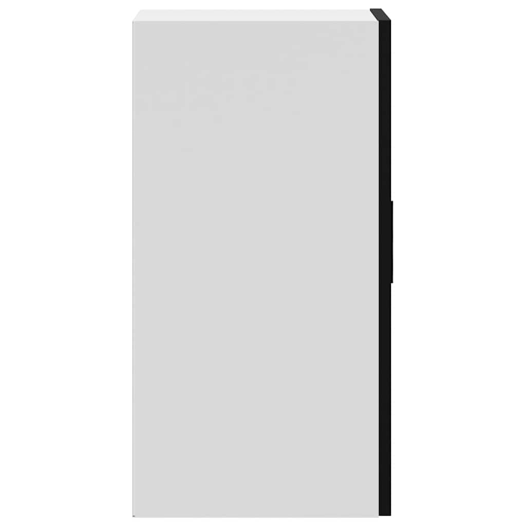 vidaXL Kitchen Wall Cabinet Porto Black Engineered Wood