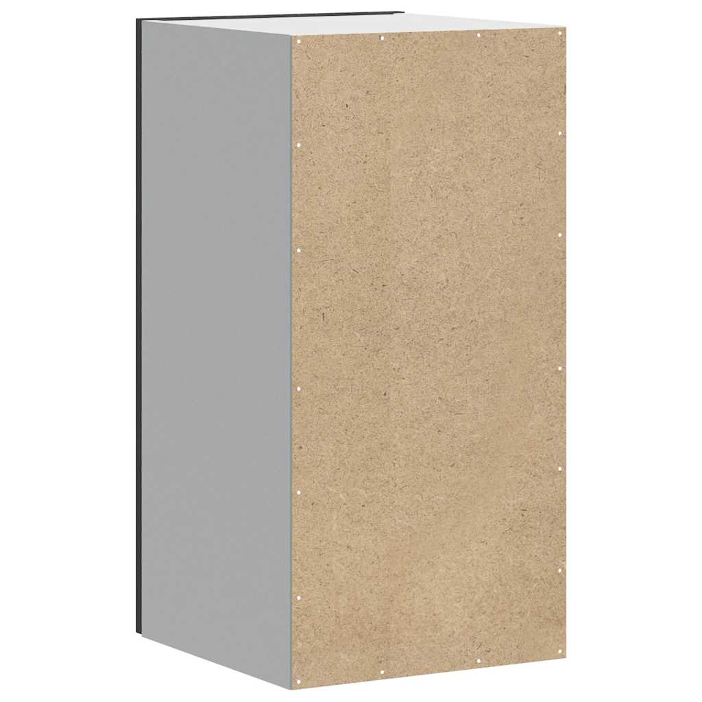 vidaXL Kitchen Wall Cabinet Porto Black Engineered Wood