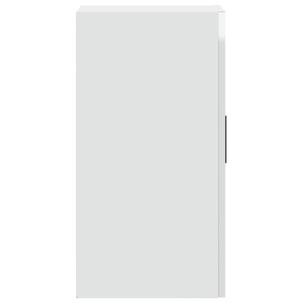 vidaXL Kitchen Wall Cabinet "Porto" High Gloss White Engineered Wood