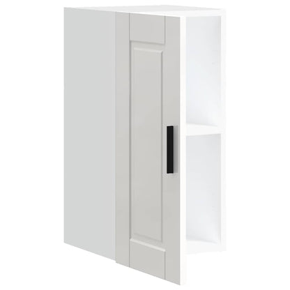 vidaXL Kitchen Wall Cabinet Porto High Gloss White Engineered Wood
