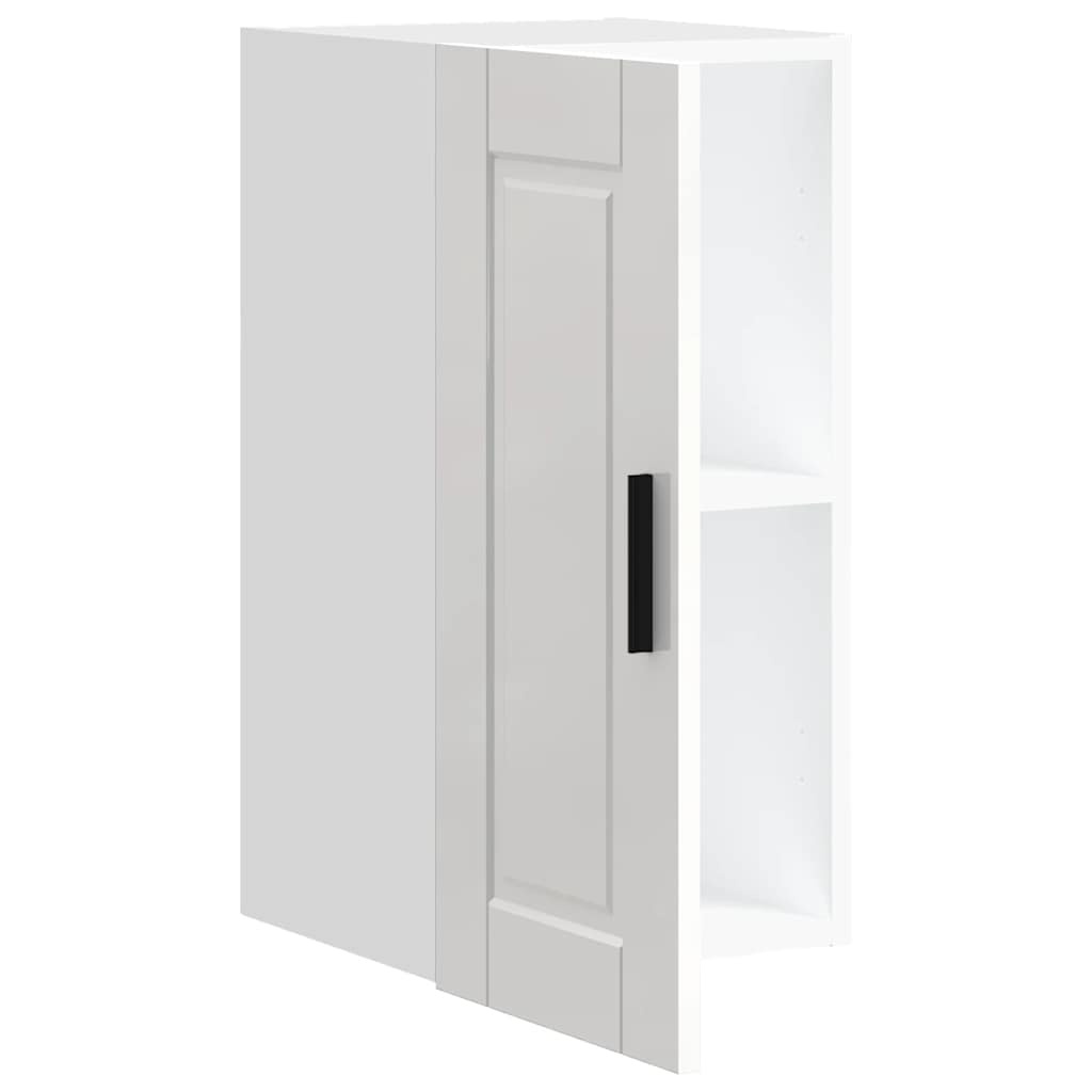 vidaXL Kitchen Wall Cabinet "Porto" High Gloss White Engineered Wood