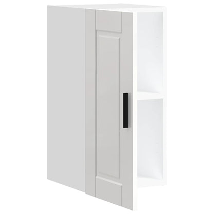 vidaXL Kitchen Wall Cabinet "Porto" High Gloss White Engineered Wood