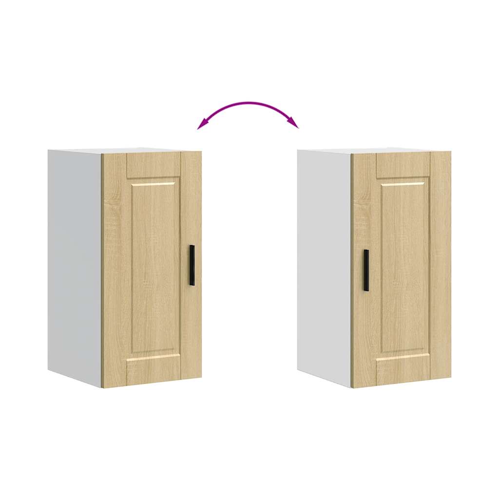 vidaXL Kitchen Wall Cabinet "Porto" Sonoma Oak Engineered Wood