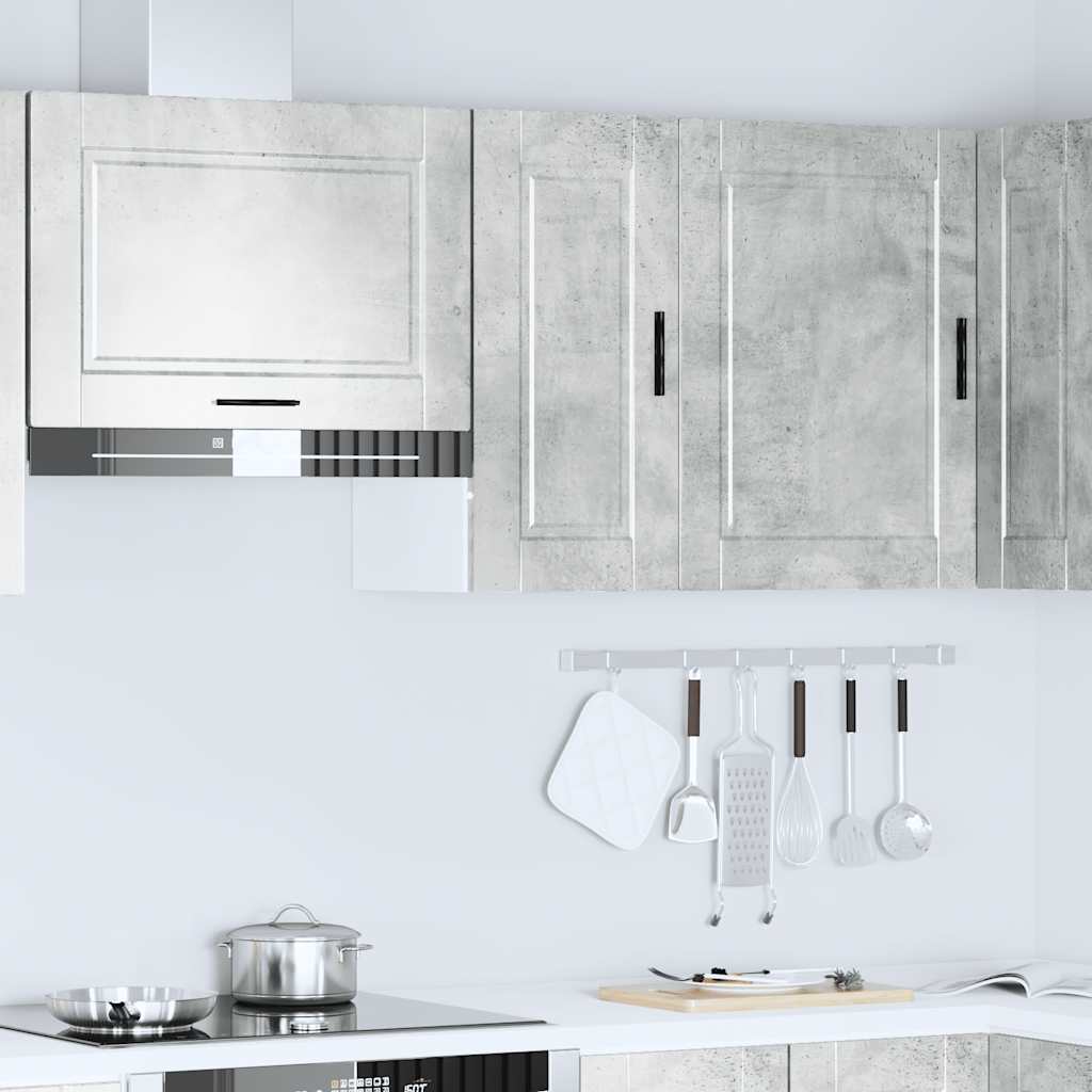 vidaXL Kitchen Wall Cabinet "Porto" Concrete Grey Engineered Wood
