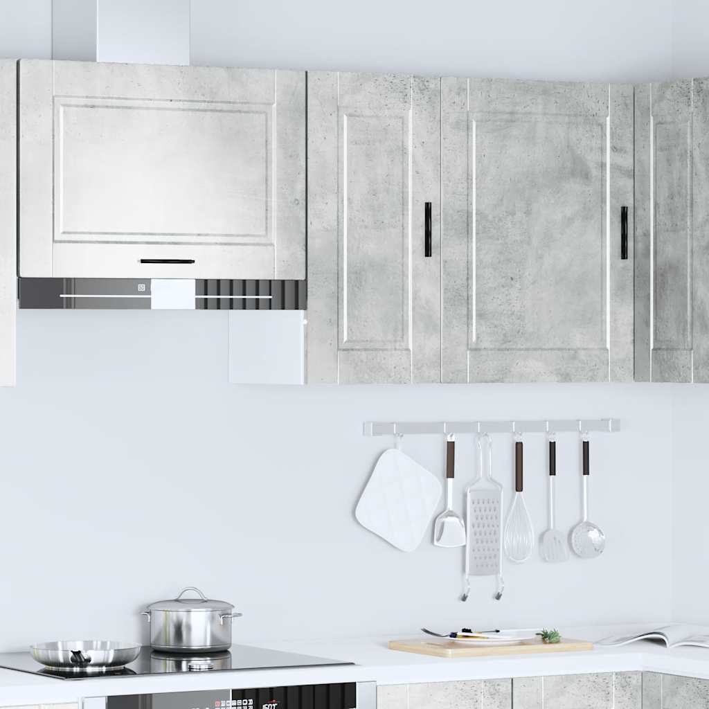 vidaXL Kitchen Wall Cabinet "Porto" Concrete Grey Engineered Wood