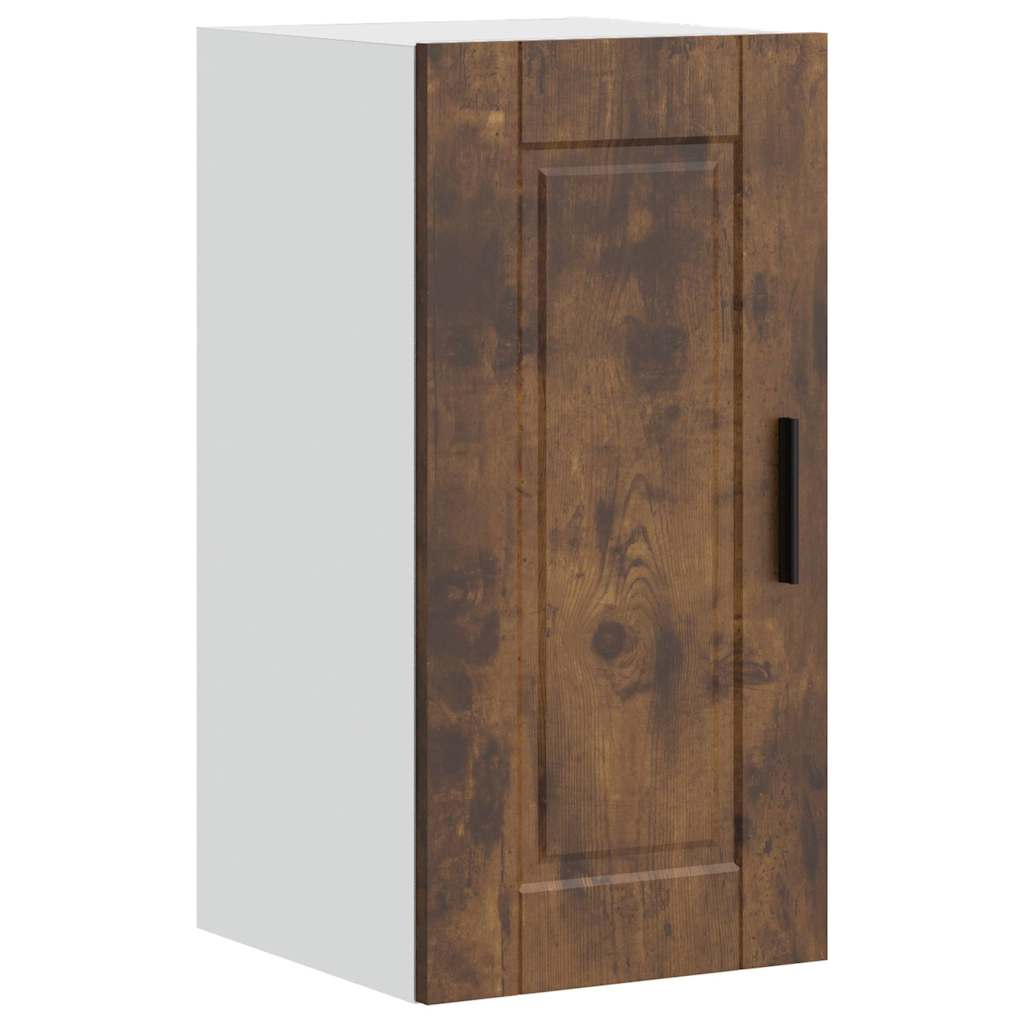 vidaXL Kitchen Wall Cabinet "Porto" Smoked Oak Engineered Wood