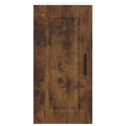 vidaXL Kitchen Wall Cabinet "Porto" Smoked Oak Engineered Wood
