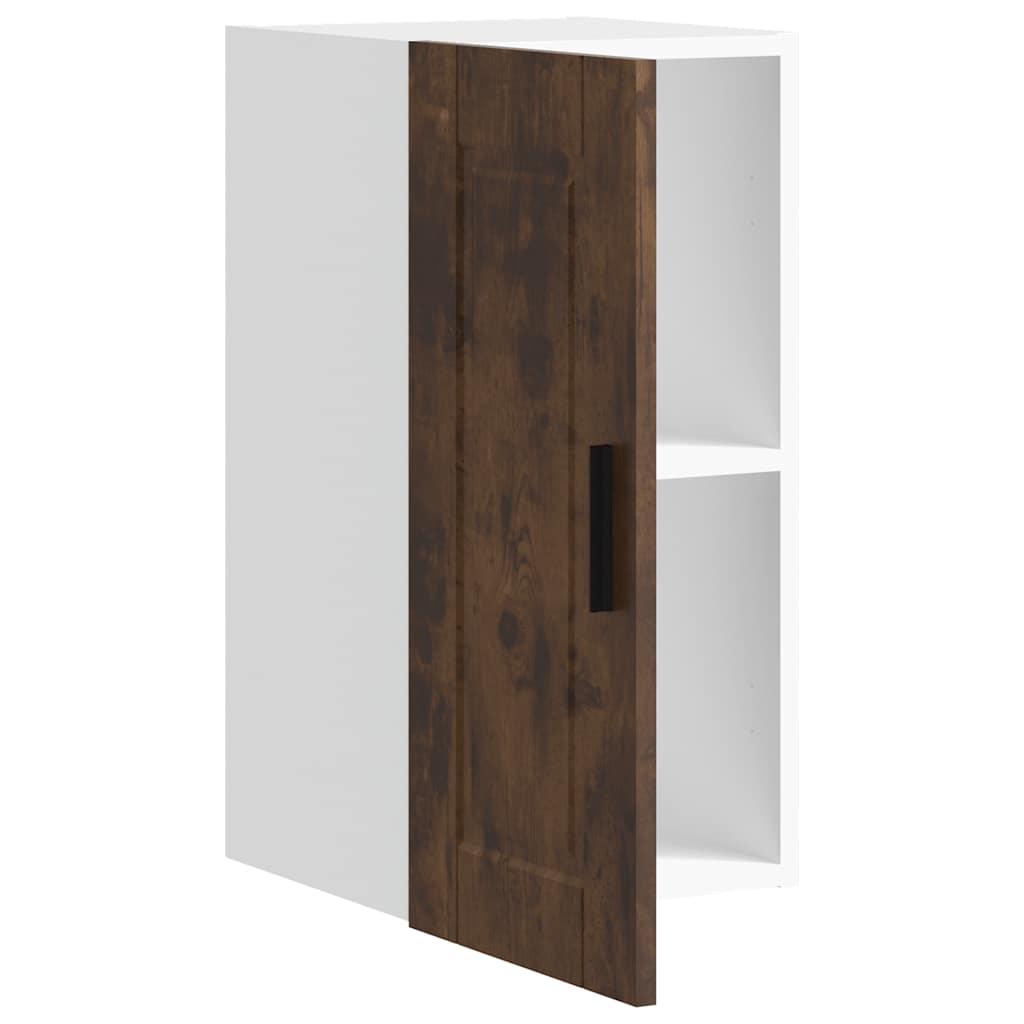 vidaXL Kitchen Wall Cabinet "Porto" Smoked Oak Engineered Wood