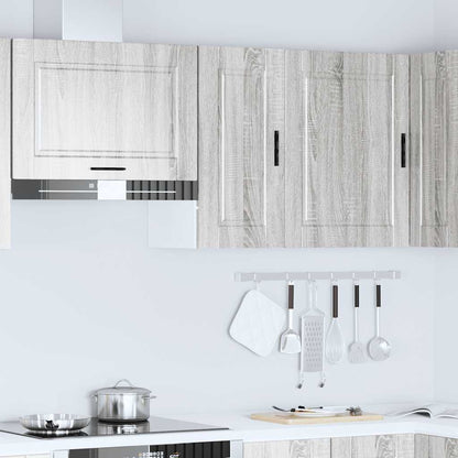 vidaXL Kitchen Wall Cabinet "Porto" Grey Sonoma Engineered Wood
