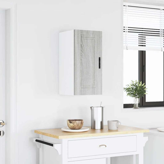 vidaXL Kitchen Wall Cabinet "Porto" Grey Sonoma Engineered Wood
