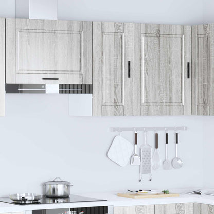 vidaXL Kitchen Wall Cabinet "Porto" Grey Sonoma Engineered Wood
