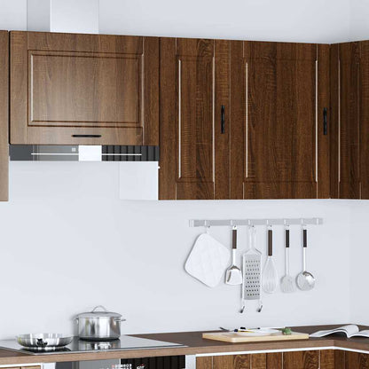 vidaXL Kitchen Wall Cabinet "Porto" Brown Oak Engineered Wood