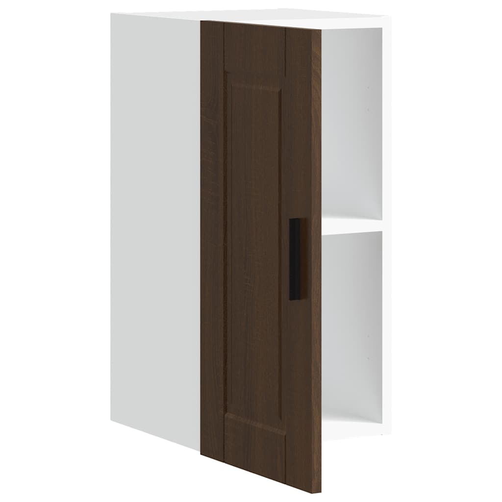 vidaXL Kitchen Wall Cabinet "Porto" Brown Oak Engineered Wood