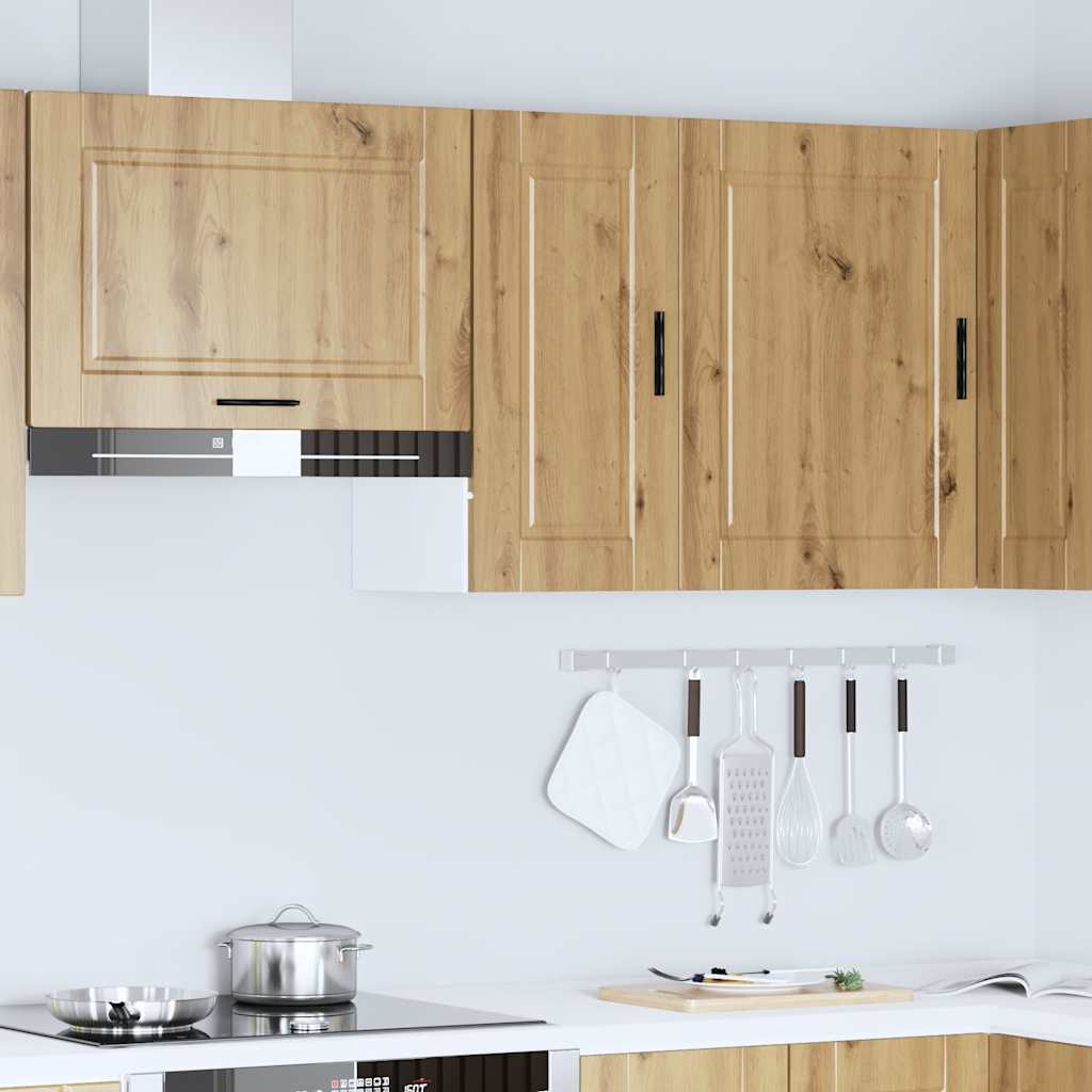 vidaXL Kitchen Wall Cabinet "Porto" Artisan Oak Engineered Wood
