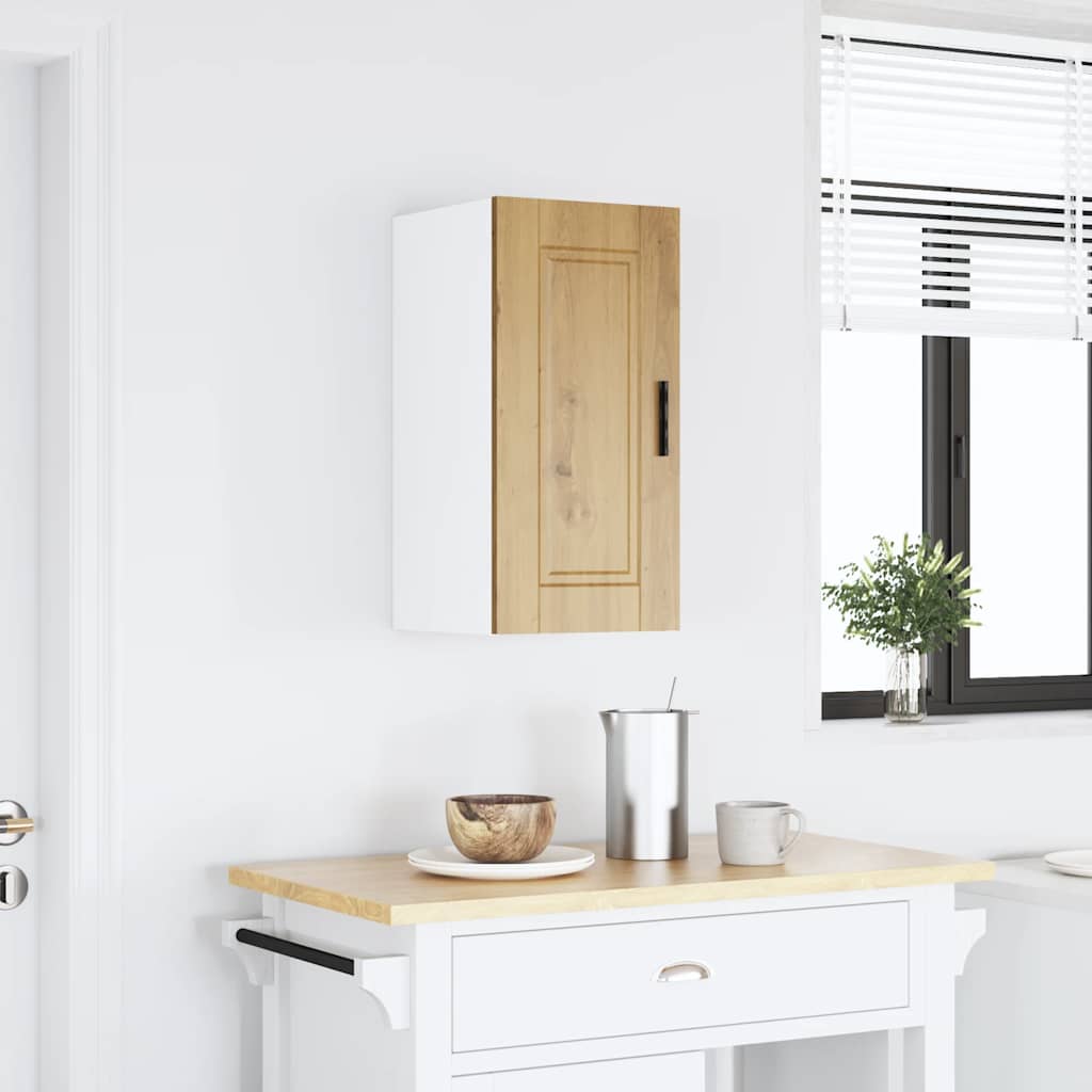vidaXL Kitchen Wall Cabinet "Porto" Artisan Oak Engineered Wood