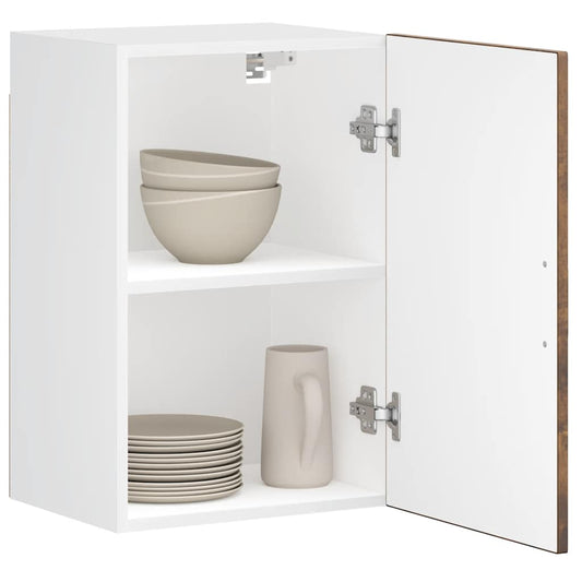vidaXL Kitchen Wall Cabinet "Porto" Smoked Oak Engineered Wood