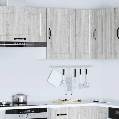 vidaXL Kitchen Wall Cabinet "Porto" Grey Sonoma Engineered Wood