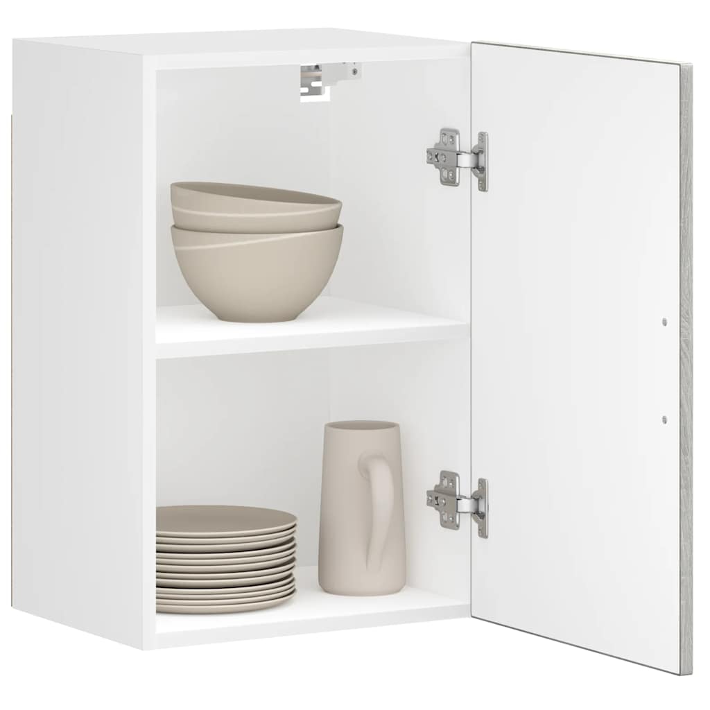 vidaXL Kitchen Wall Cabinet "Porto" Grey Sonoma Engineered Wood