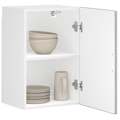 vidaXL Kitchen Wall Cabinet "Porto" Grey Sonoma Engineered Wood