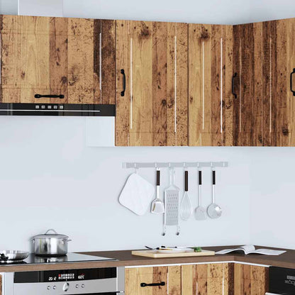 vidaXL Kitchen Wall Cabinet "Porto" Old Wood Engineered Wood