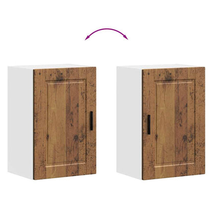 vidaXL Kitchen Wall Cabinet "Porto" Old Wood Engineered Wood