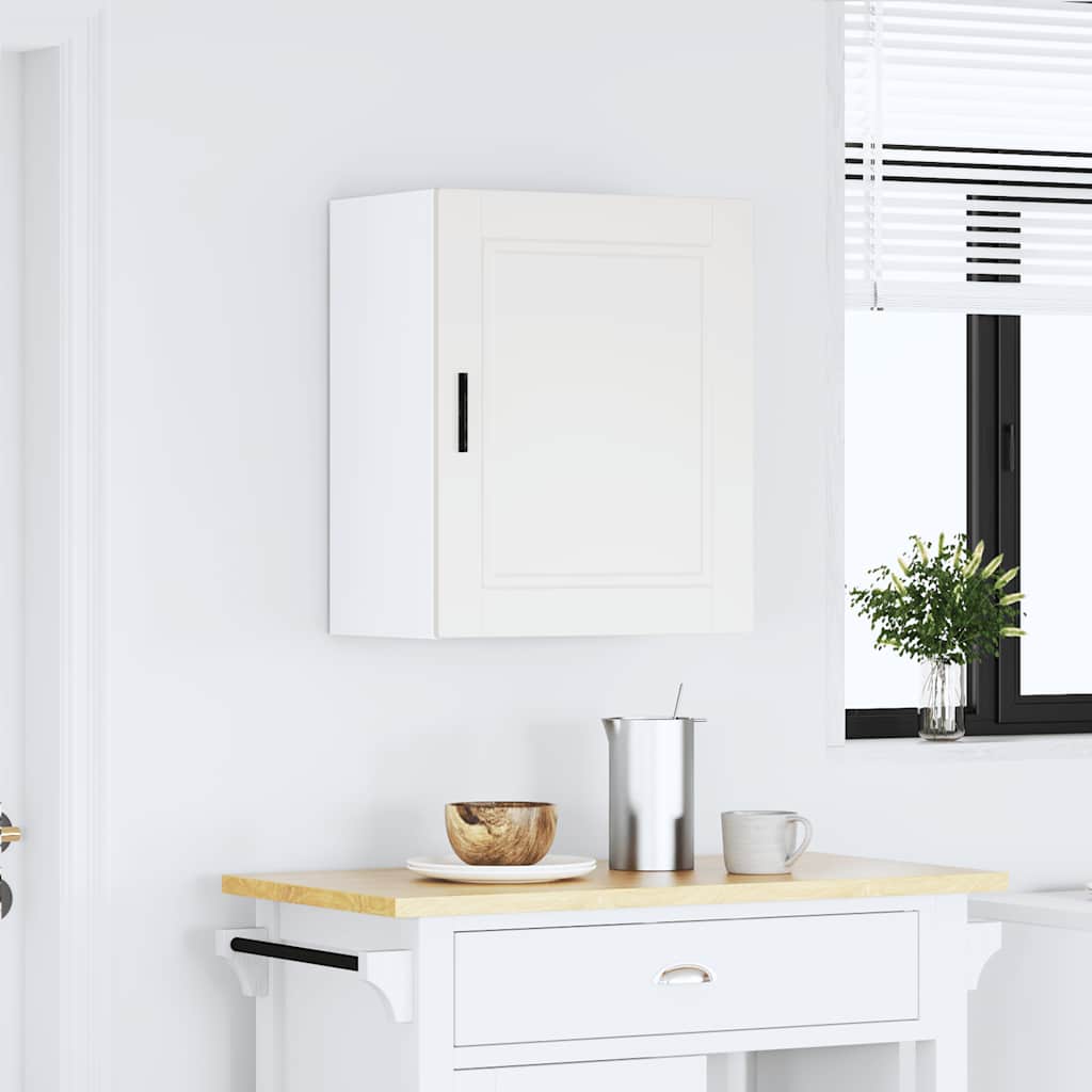 vidaXL Kitchen Wall Cabinet "Porto" White Engineered Wood
