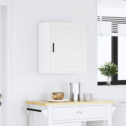 vidaXL Kitchen Wall Cabinet "Porto" White Engineered Wood