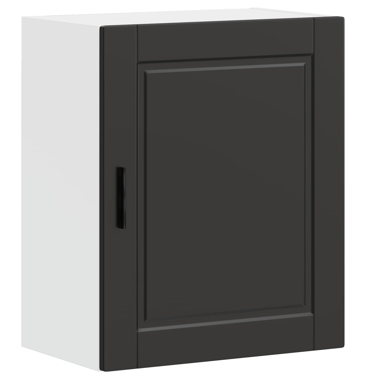 vidaXL Kitchen Wall Cabinet "Porto" Black Engineered Wood