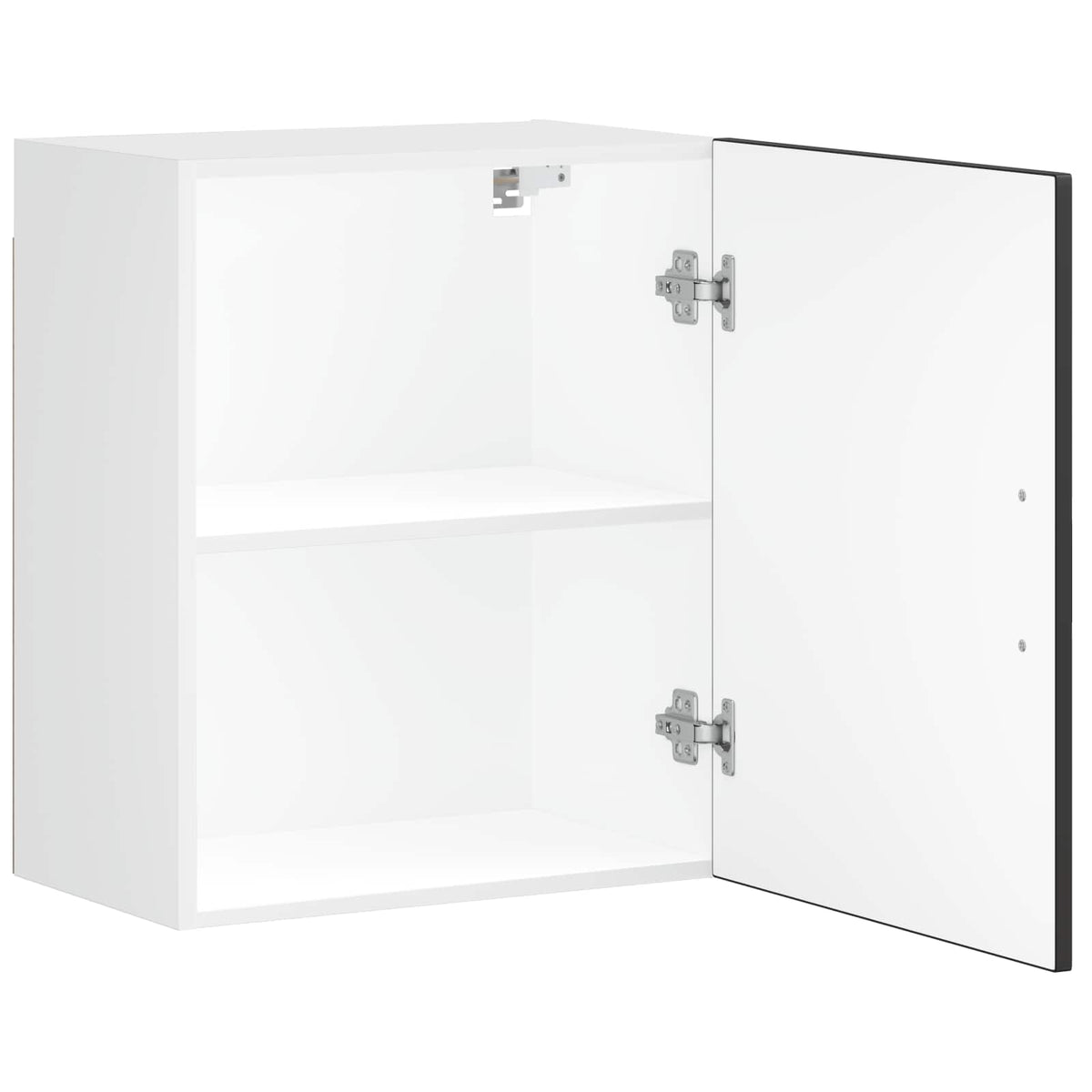 vidaXL Kitchen Wall Cabinet "Porto" Black Engineered Wood