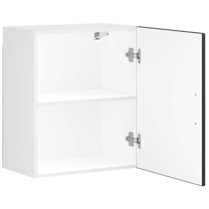 vidaXL Kitchen Wall Cabinet "Porto" Black Engineered Wood