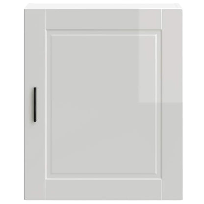vidaXL Kitchen Wall Cabinet Porto High Gloss White Engineered Wood