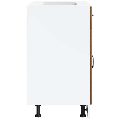 vidaXL Kitchen Wall Cabinet Porto High Gloss White Engineered Wood