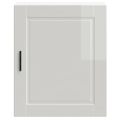 vidaXL Kitchen Wall Cabinets 2 pcs "Porto" High Gloss White Engineered Wood
