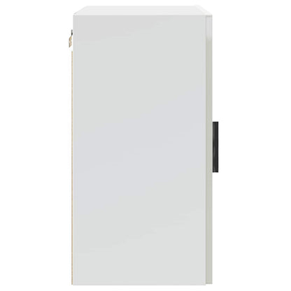 vidaXL Kitchen Wall Cabinets 2 pcs "Porto" High Gloss White Engineered Wood
