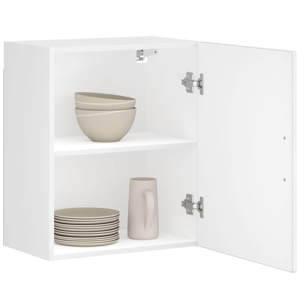 vidaXL Kitchen Wall Cabinets 2 pcs "Porto" High Gloss White Engineered Wood