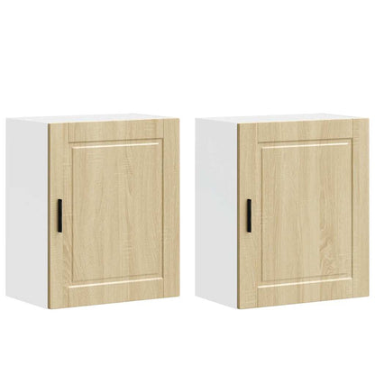 vidaXL Kitchen Wall Cabinets 2 pcs Porto Sonoma Oak Engineered Wood