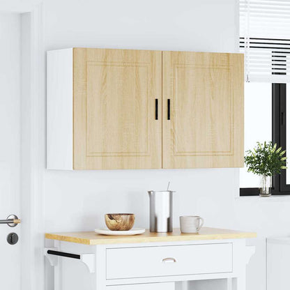 vidaXL Kitchen Wall Cabinets 2 pcs "Porto" Sonoma Oak Engineered Wood