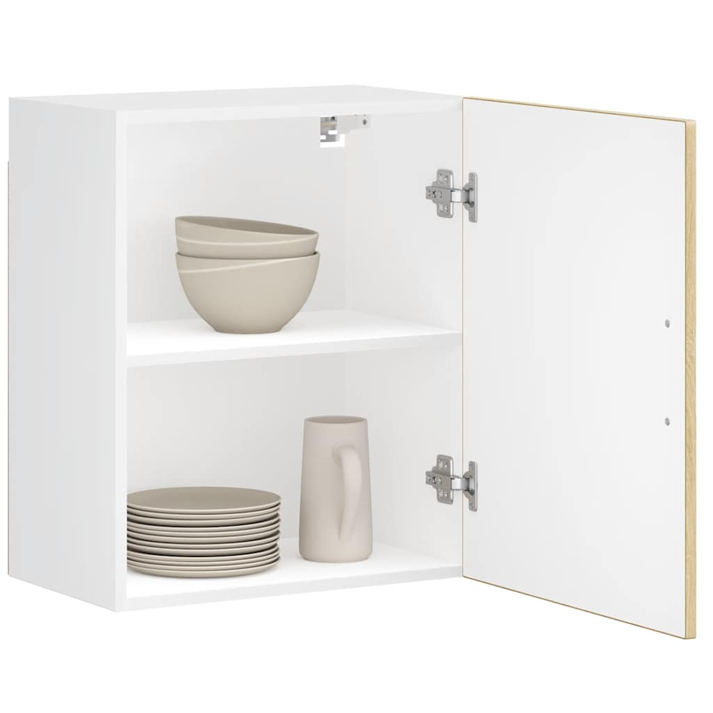 vidaXL Kitchen Wall Cabinets 2 pcs Porto Sonoma Oak Engineered Wood