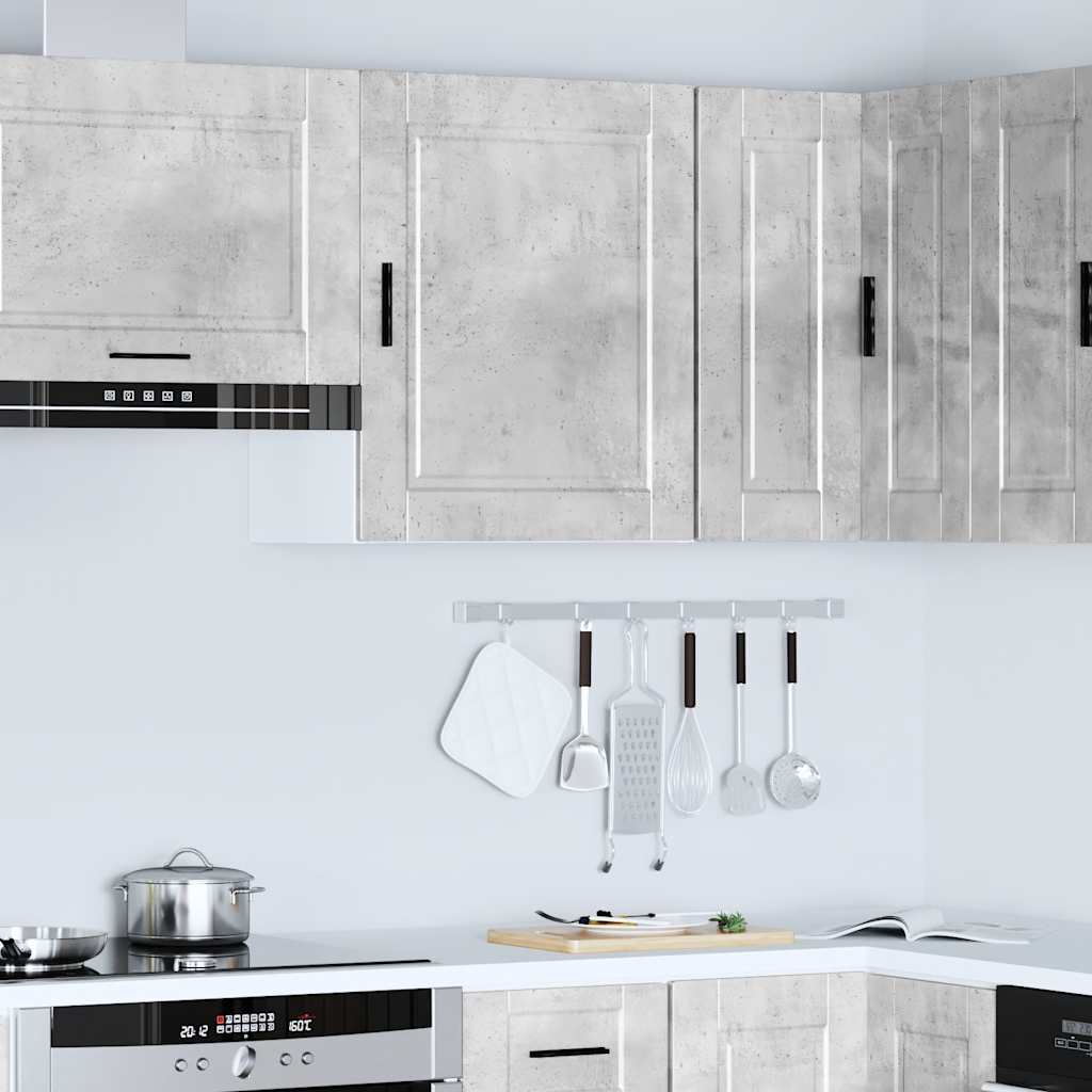 vidaXL Kitchen Wall Cabinet "Porto" Concrete Grey Engineered Wood