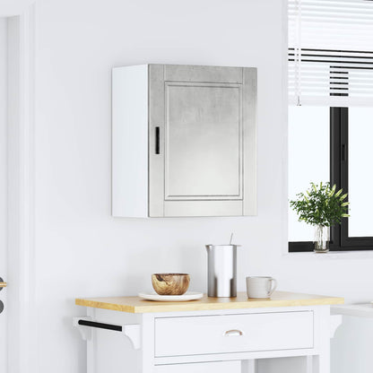 vidaXL Kitchen Wall Cabinet "Porto" Concrete Grey Engineered Wood